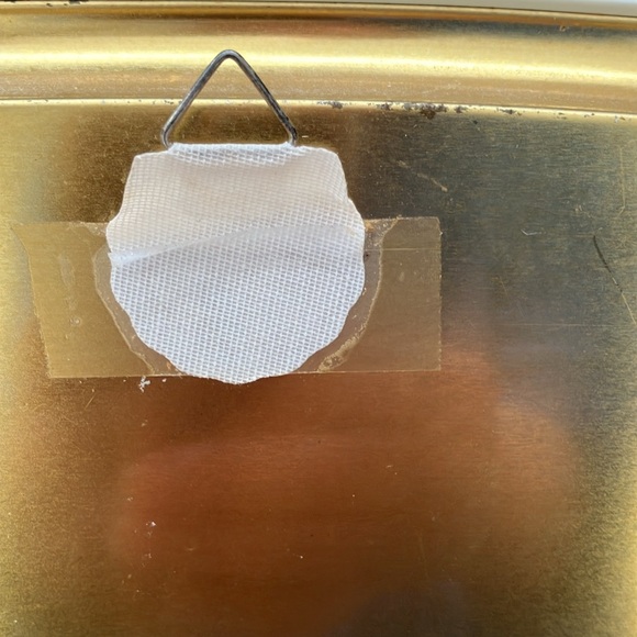 VINTAGE MASSILLY FRANCE OBERNAI SARREGUEMINES M LARRY METAL TRAY 12x9.5 - Picture 14 of 16